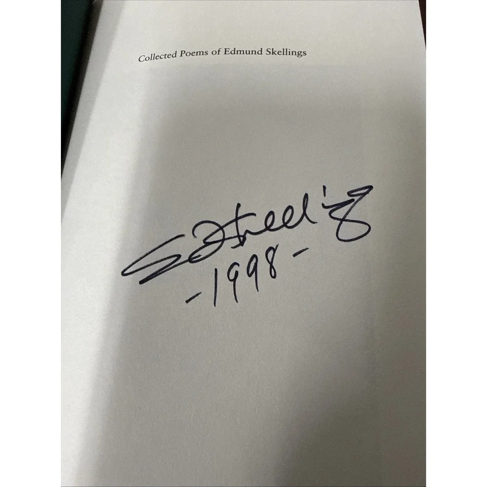 COLLECTED POEMS: 1958-1998 By Edmund Skellings - Hardcover - SIGNED -Audio‎ CD